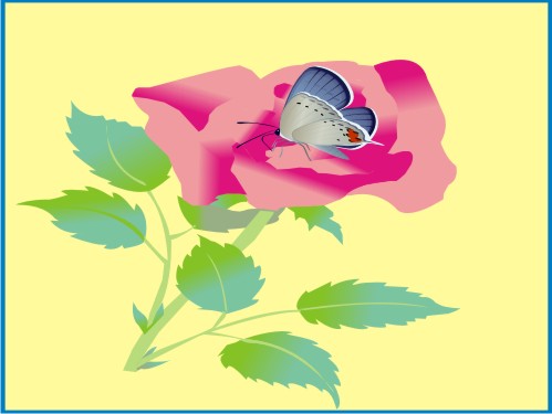 Rose Flower CDR file Created in CorelDraw: Download Free Vectors
