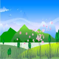 Nature Landscape CDR file Created in CorelDarw: Download Vectors for Free