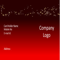 CorelDraw Vectors CDR File – Stars Visiting Card Vector Design