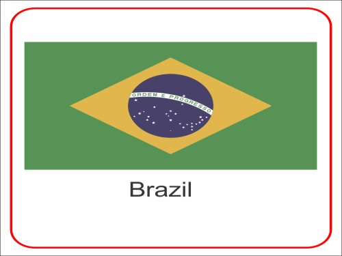 CorelDraw Vectors CDR File – Vector Flag of Brazil Download