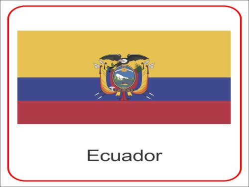 CorelDraw Vectors CDR File – Vector Flag of Ecuador Free Download