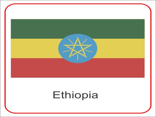 CorelDraw Vectors CDR File – Vector Flag of Ethiopia Free Download