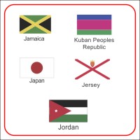 CorelDraw Vectors CDR File – J Letter Flags of the World Free Download