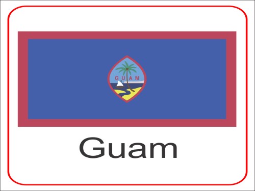 CorelDraw Vectors CDR File – Vector Flag of Guam Free Download