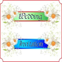 CorelDraw Vectors CDR File – Wedding Invitation Floral Pattern – Download Free