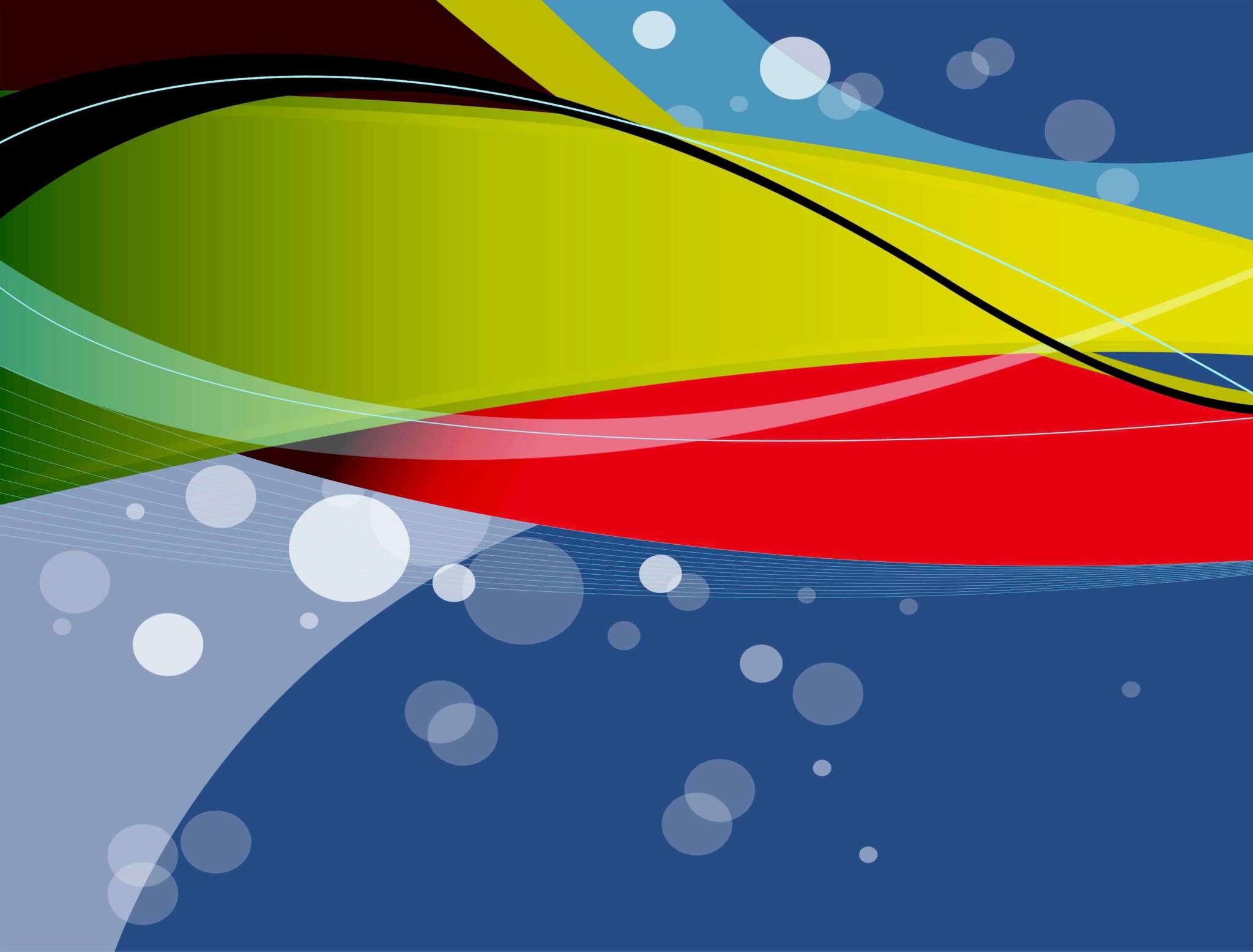 Abstract Vector Wave Background Created in CorelDraw