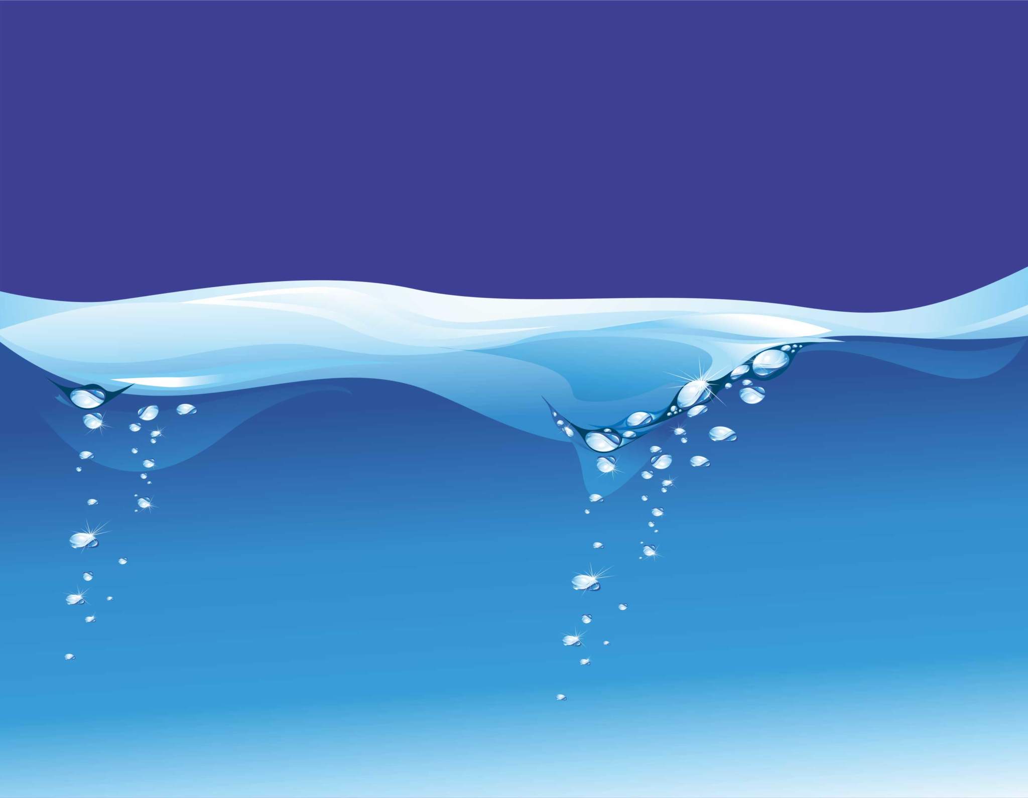 Blue Waves Water Effects Vector CDR file Created in CorelDraw