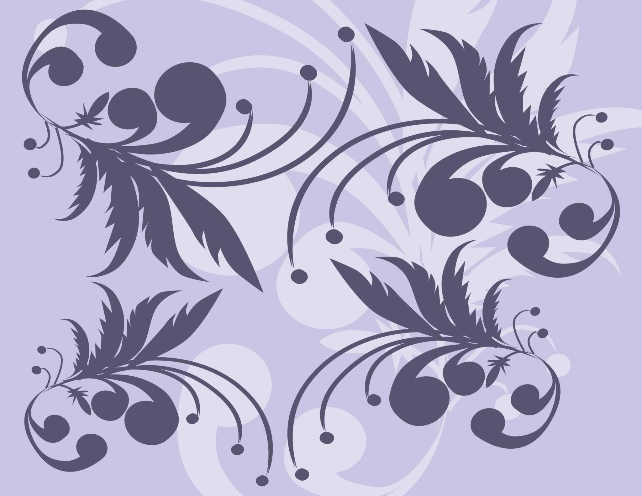 Vector CDR File Floral Pattern Created in CorelDraw X5